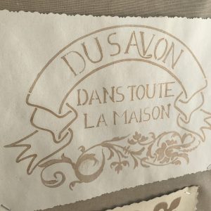 Stencil minta - “DuSavon” 18x12cm