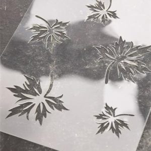 Garden leaves: 27 x 20