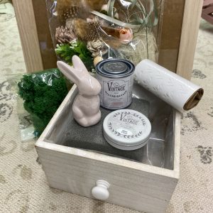 Nyuszis DIY box Faded Rose